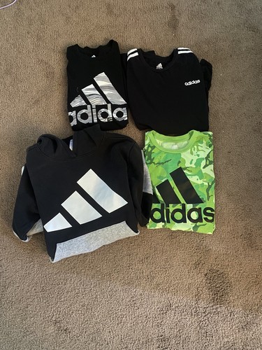 Adidas Jugend Große 14-16 Hoodie, T-Shirt Paket 4 Stück