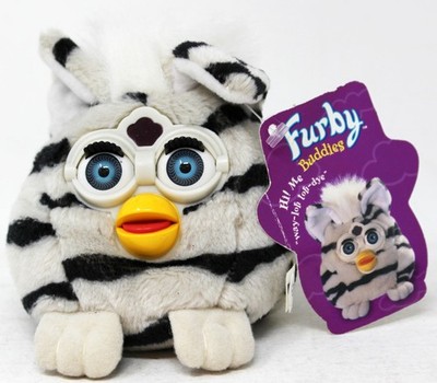 Furby - Buddies - Plüsch Furby - ca. 10cm - Streifen - 1999