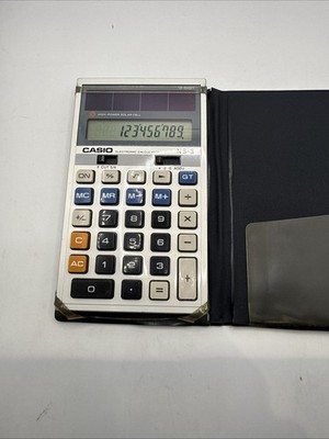 Vintage Casio Electronic Calculator NS-3 - funktionstüchtig - guter gebrauchter Zustand