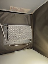 Whiting Davis Vintage Metal Mesh Crossbody Bag Ivory White Shoulder Purse Sm