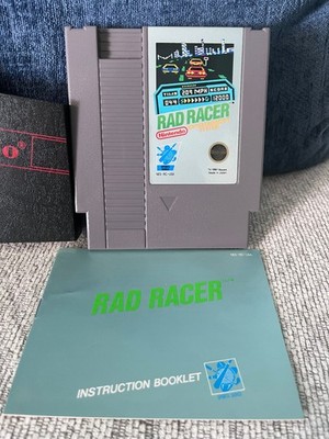 Rad Racer - with Manual (Nintendo Entertainment System) Tested and Working!