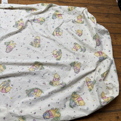 Vintage WINNIE THE POOH Disney Classic Red Calliope Crib Sheet Bed Nursery 90s - Picture 6 of 10