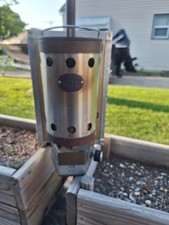 Forc10 Cozy Cabin Propane Heater Adjustable Power Silver Metal Model 10000 Forc10 Cozy Cabin Propane Heater Adjustable Power Silver Metal Model 10000
