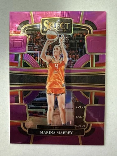 2024 Panini Select WNBA - Concourse Marina Mabrey #95 Purple Prizm /99