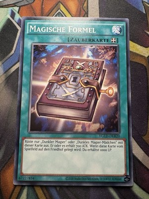 Yugioh! Magic Formula Common - YGLD-DEB20 Unlimited - German
