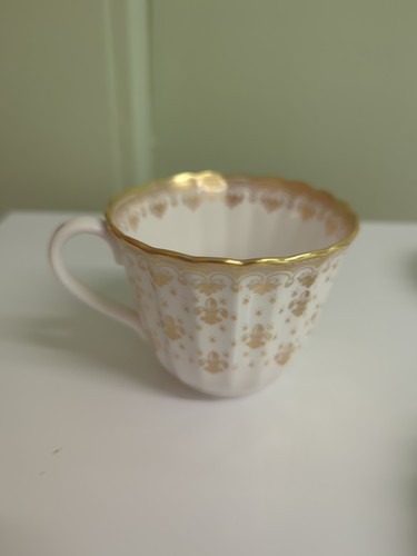 SPODE Fleur De Lys Gold Y8063-F/H/I Cup, Saucer & Tea Plate SAN34 - Picture 6 of 12