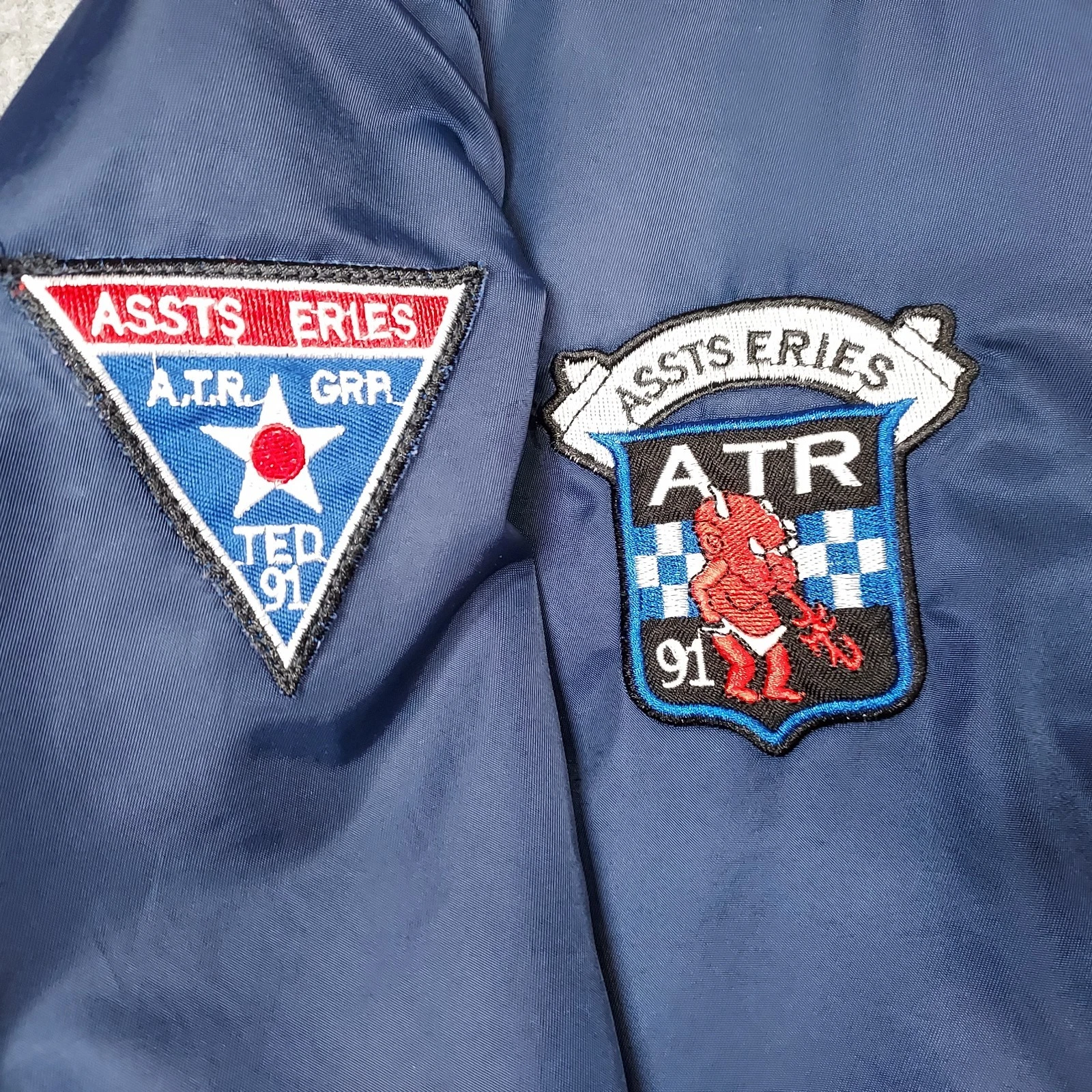 ASSTSERIES MILITARE Bomber Jacket 2XL US Air Force MA-1 Patches Grant Heights - product detail image 3