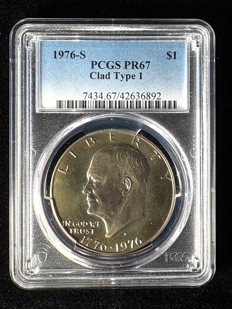 PR 67 Graded 1976 Eisenhower Dollars (1971-1978) for sale | eBay