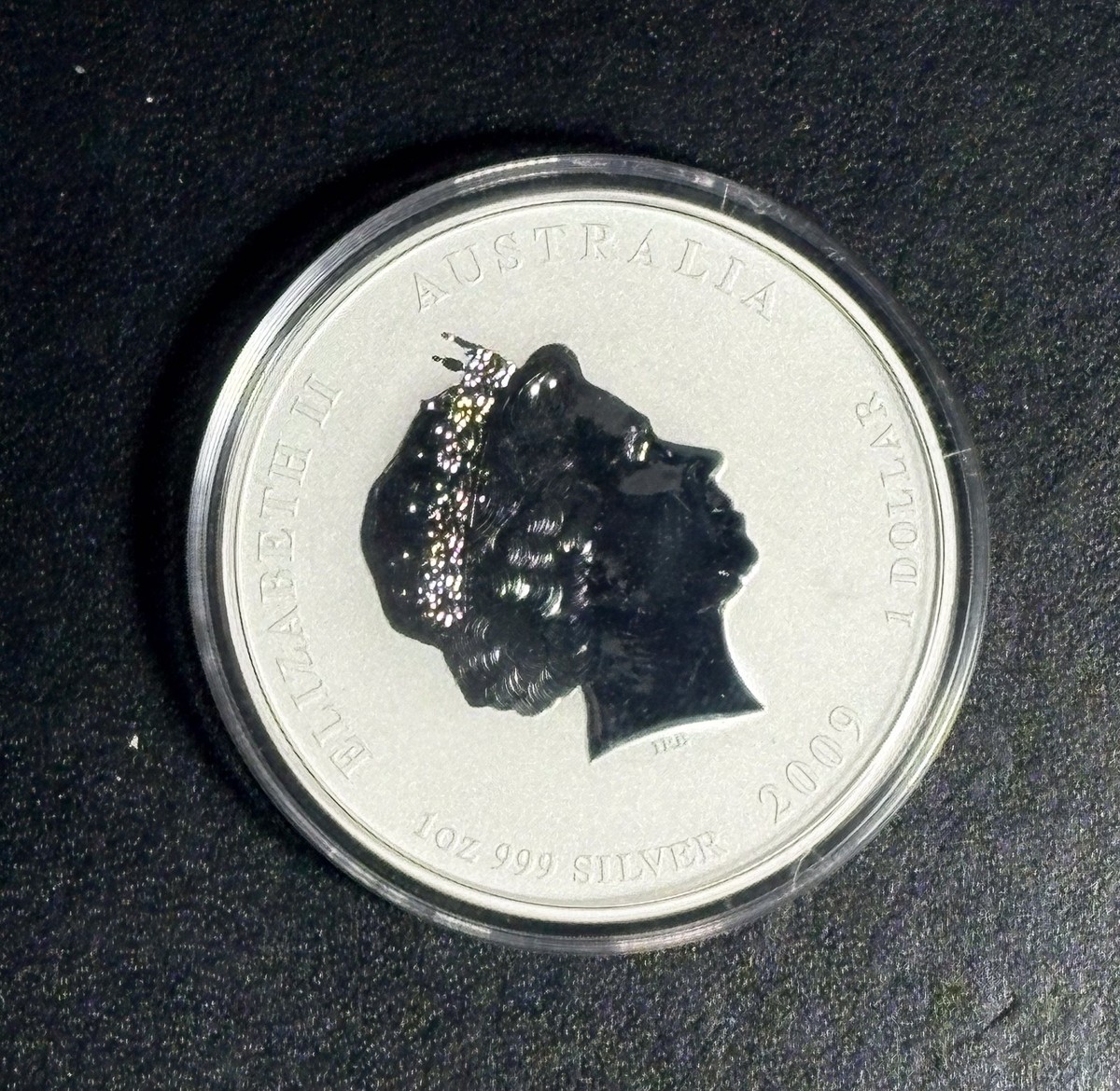 2009 Lunar Year of the Ox 1 oz Silver Colored Coin. | eBay