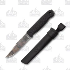 Condor Tool and Knife Bushglider Knife Black Fixed 4.25in Clip Point Blade