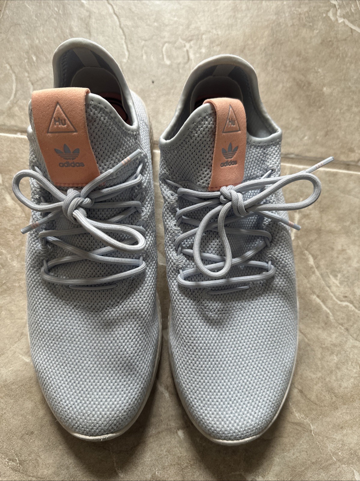 Adidas Pharrell Williams x Tennis HU Baby Blue/ Peach B41884
