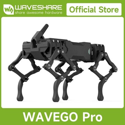 WAVEGO Pro 12-DOF Bionic Dog-Like Robot, Open Source For ESP32 And Raspberry Pi