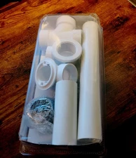 Keeney Foot Lok Stop™ Bath Drain Kit – 1-1/2" (40 mm) PVC – White