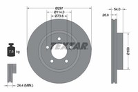 2 X Bremsscheibe Textar 92230003 FüR Chrysler 300 M