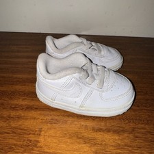 Nike Shoes Infant 3C Air Force 1 Crib Soft Bottom CK2201 100 White Sneakers