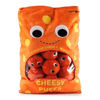 Yummy World Arnold Puffs Käse Plüschtier Stofftier Sammlerstück Lebensmittel Tasche Kissen