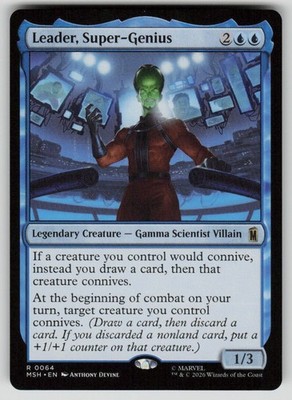 Leader, Super-Genius Rare Marvel Super Heroes 64 MTG Near Mint 2026