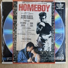 Homeboy Laserdisc Mickey Rourke Christopher Walken