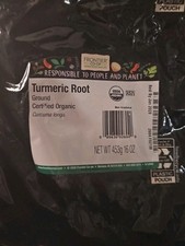 Organic Ground Turmeric Root, 16 oz 453 g exp. 1/28