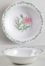 International Terrace Blossoms Rimmed Cereal Bowl 266951