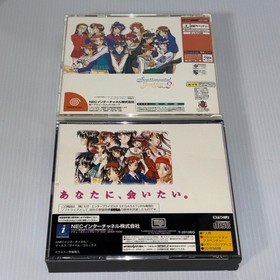 Sentimental Graffiti  1 ＆ 2 SEGA SATURN Dreamcast w/spine Japan Game Lot of 2