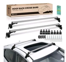 YHTAUTO 48" Universal Roof Rack Rail Cross Bars With 3sets Of Clamps