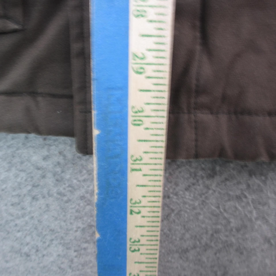 Superdry Herculean Jacket Wax Edition Mens Small Brown Fur Hood Parka Coat - Image 3 of 4