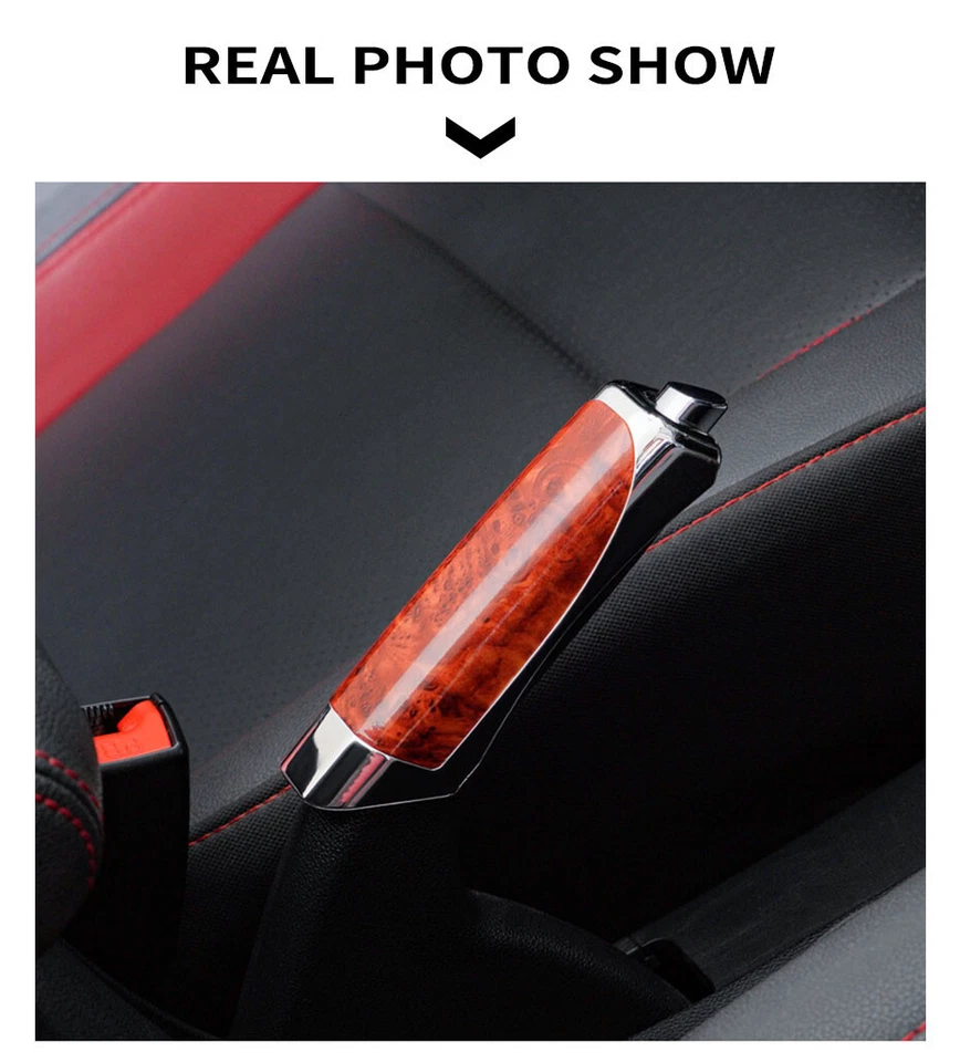 Car Hand Brake Protector Cover Parking Handbrake Brake Handle Decor Interior ABS — 第 2/4 张图片