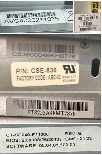 Supermicro CSE-836 Server: 3U Rackmount with 16 Drive Bays & Redundant Power - Picture 9 of 13