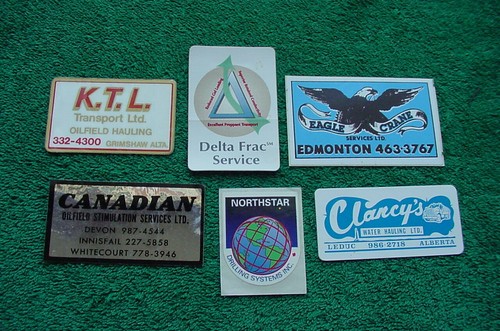 Petróleo de perforación de campo petrolero de colección + calcomanías Eagle Delta KTL Northstar canadiense + - Imagen 9 de 9