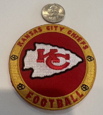 Kansas City Chiefs vintage Style embroidered iron  on logo patch  3''x 3'' Wow!