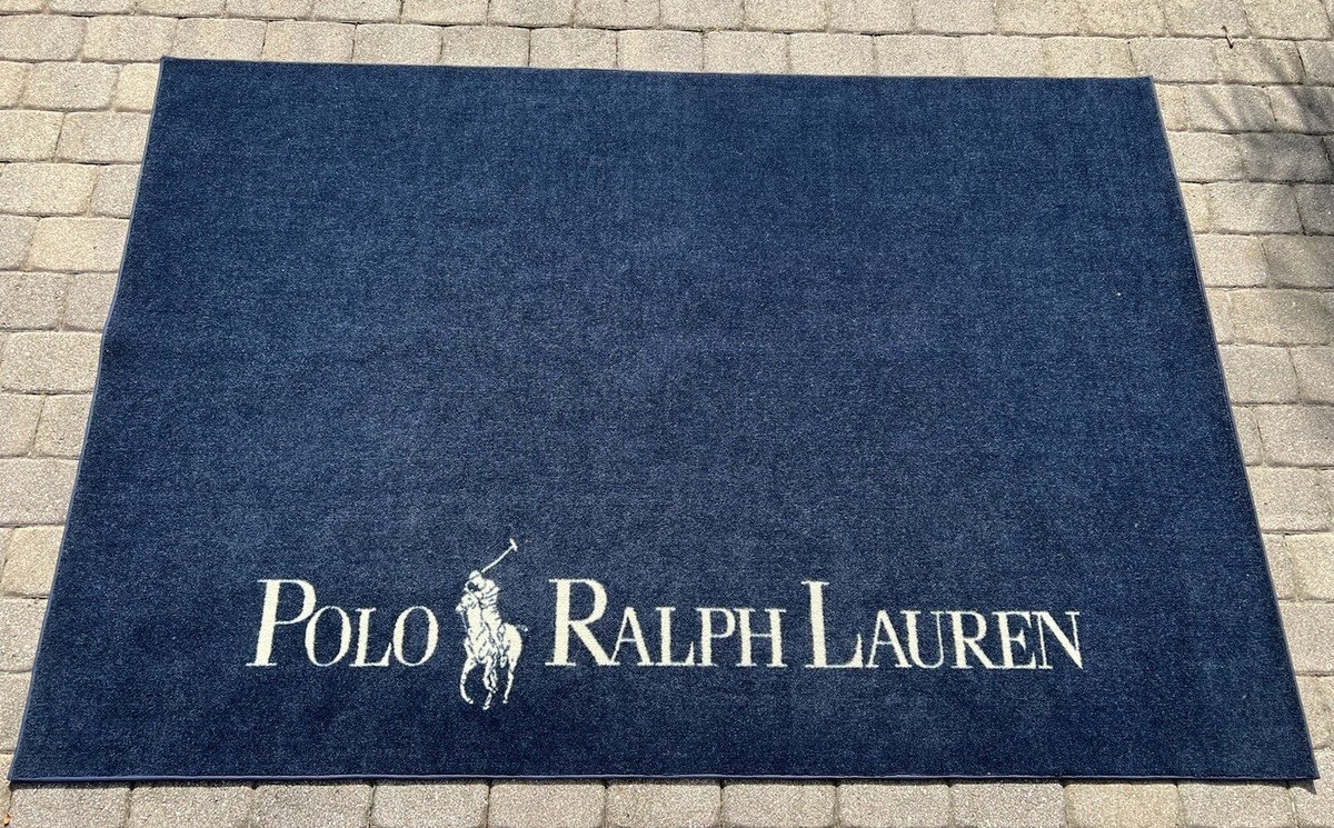 ラルフローレン　ラグ　ralphlauren VTG Polo Ralph Lauren Retail Commercial Store Large Carpet Rug