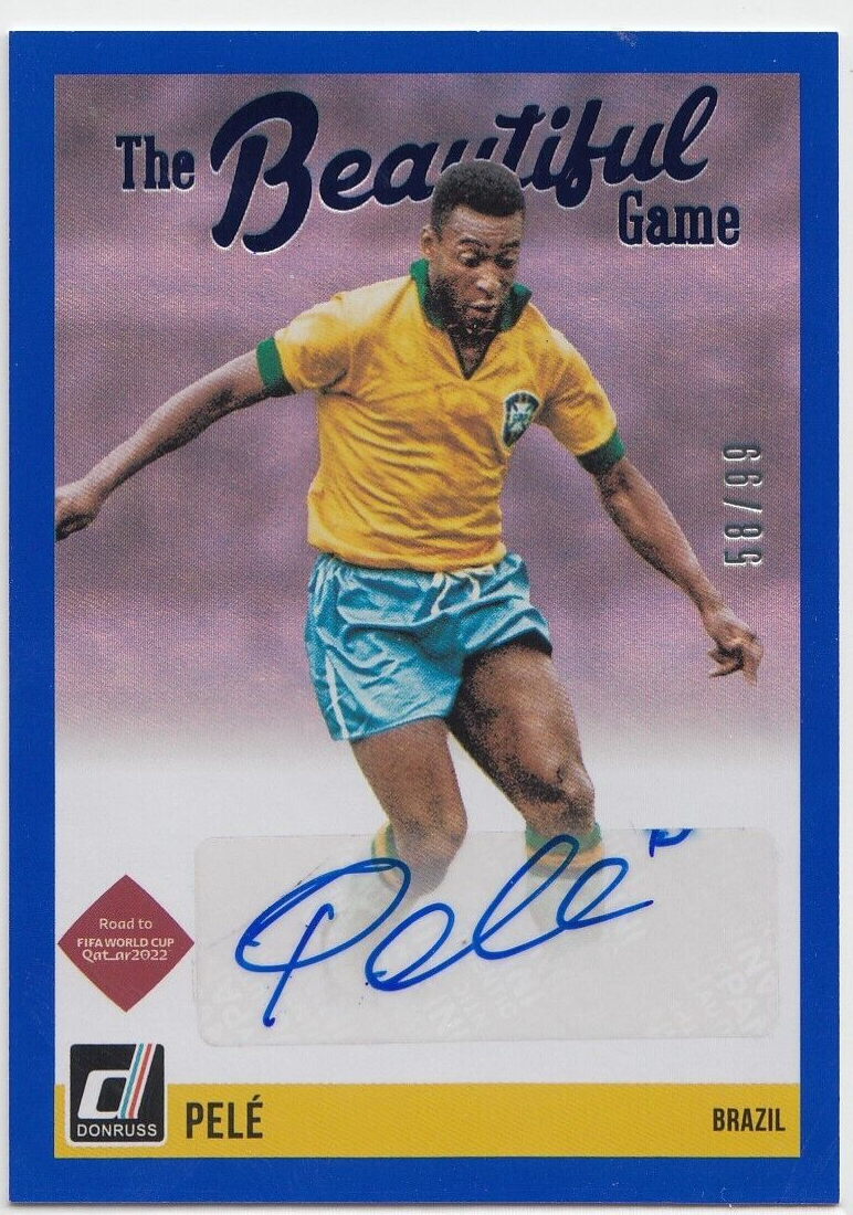 2021-22 Panini Donruss Soccer BRAZIL PELE BEAUTIFUL GAME