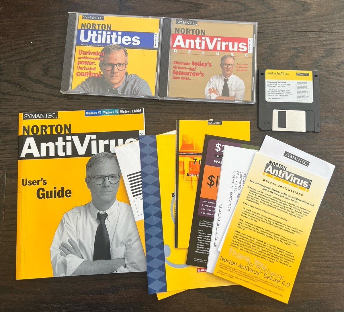 Norton Antivirus Deluxe 4.0 Vintage for Windows NT, Windows 95