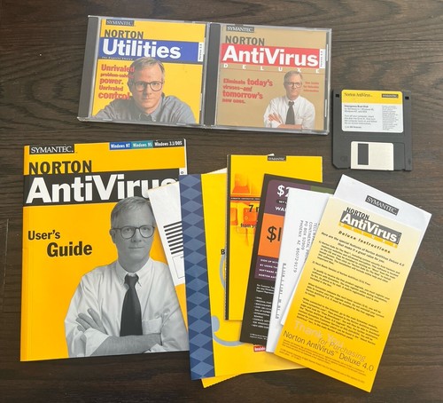 Norton Antivirus Deluxe 4.0 Vintage for Windows NT, Windows 95, 3.1 DOS 1998 - Picture 6 of 10