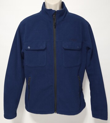 Cabela s 4Most Full-Zip Fleece Jacket Mens Size M, Blue, Water Wind Resistant