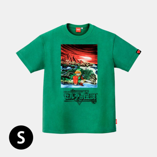The Legend of Zelda T-shirt Green S size Products handled by Nintendo TOKYO Jp - Afbeelding 1 van 4
