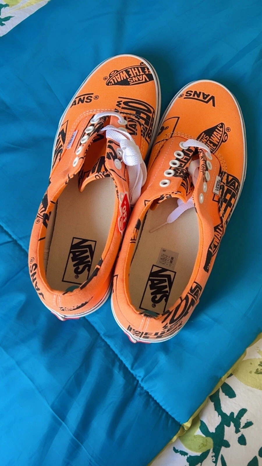 Nuovissimo UNISEX Vans Epoca Logo Mix Mandarino (Raro) Taglia 9 5 (44)