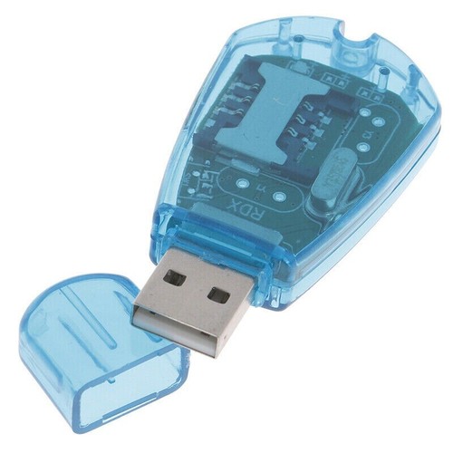 USB SIM Card Reader Reader Kit SIM Card Copy/Cloner GSM CDMA SMS Backup + CD - Afbeelding 1 van 10