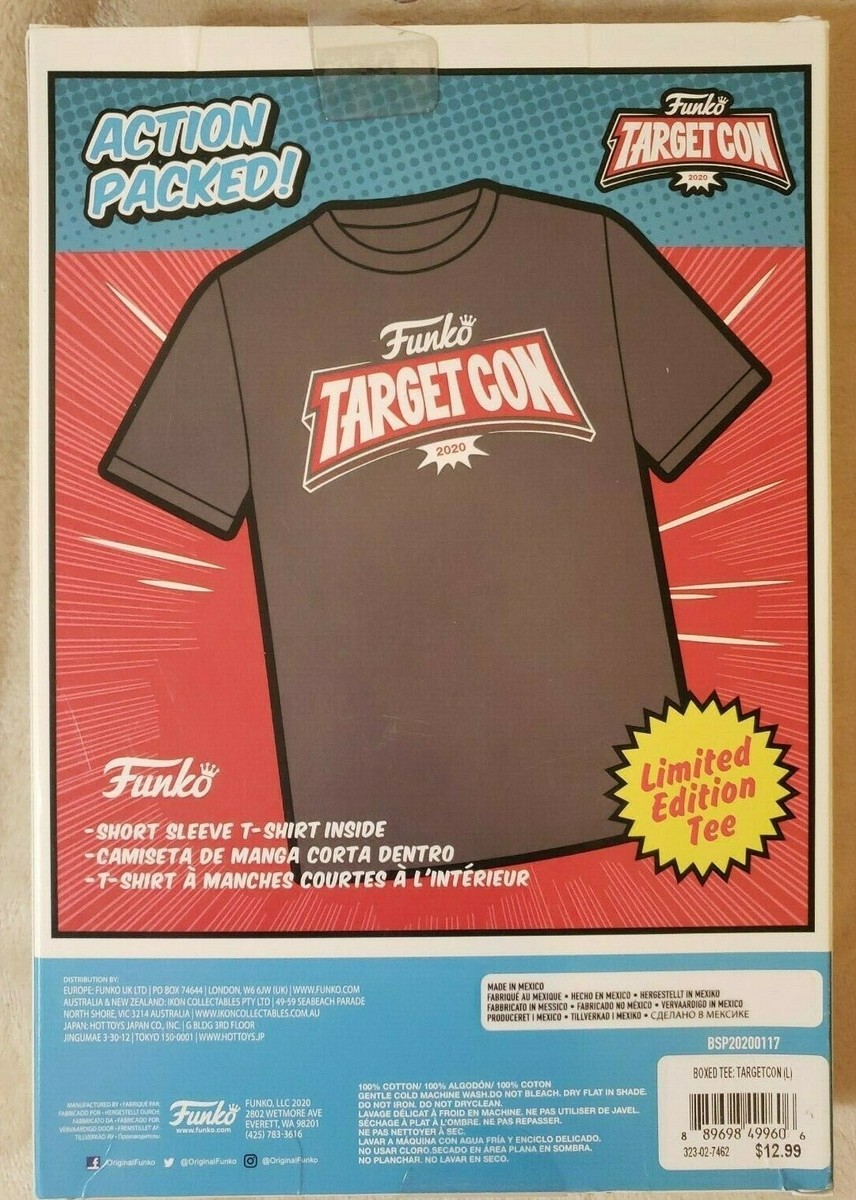 シャツ Funko Pop Limited Edition Tee Target Con Exclusive Shirt Size XL