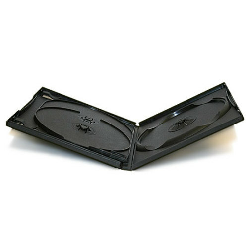 14mm Standard DVD Cases Black/Clear/White Hold 1 to 6 Discs