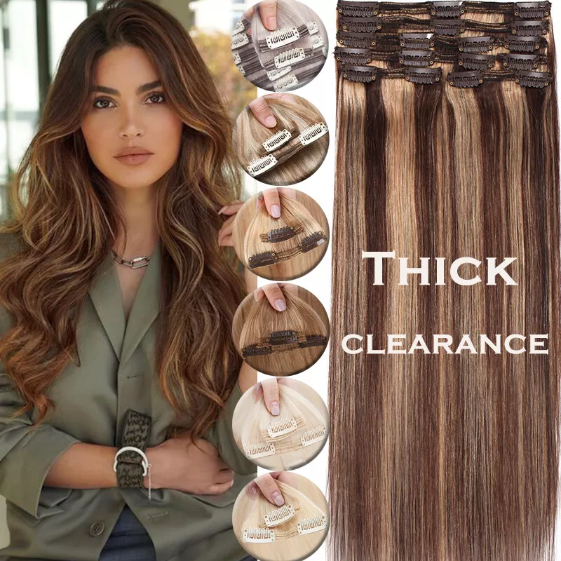 Clip in human top hair extensions usa