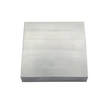 Steel Bench Block Square 4" x 4" x 3/4" -Flattening Hammering Metal Forming Tool