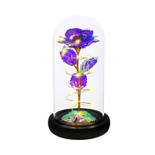 Childom Valentines Day Rose Gifts for Her,Purple Gifts for Women Romantic Col...