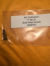 NC Ordnance 1" NO. 6 Butt Plate Screw