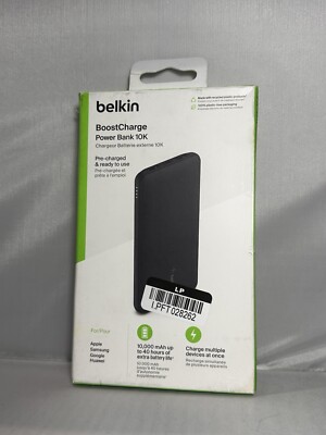 Belkin Boost Charge Power Bank 10K with Lightning Connector - Black
