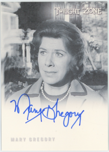 Mary Gregory 2009 Rittenhouse Twilight Zone Mrs Henderson A-140 Auto 25864 - Picture 1 of 2