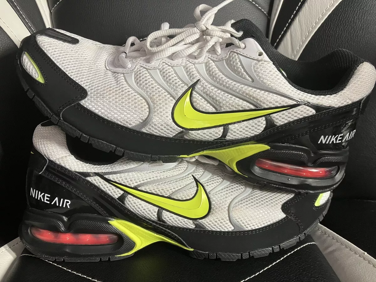 Nike Air Max Torch 4 White Black Volt CK0061 100 Shoes Mens Sz 12
