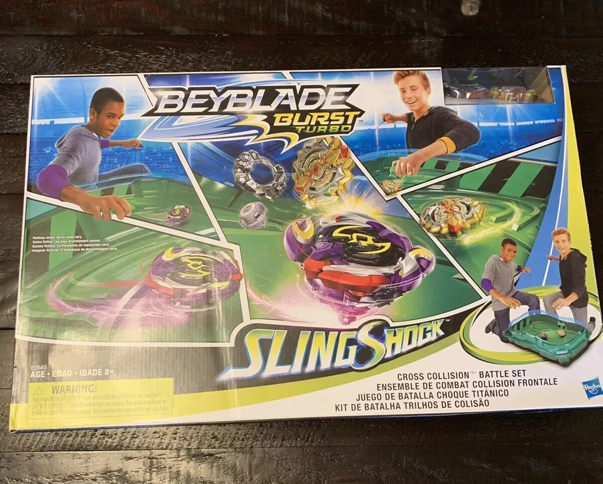 Beyblade Burst Turbo Slingshock Cross Collision Hasbro