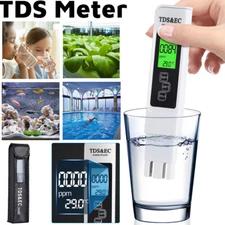 4IN1 TDS Meter Digital Tester Water Quality Testing Kit Drinking Water 0-9990ppm